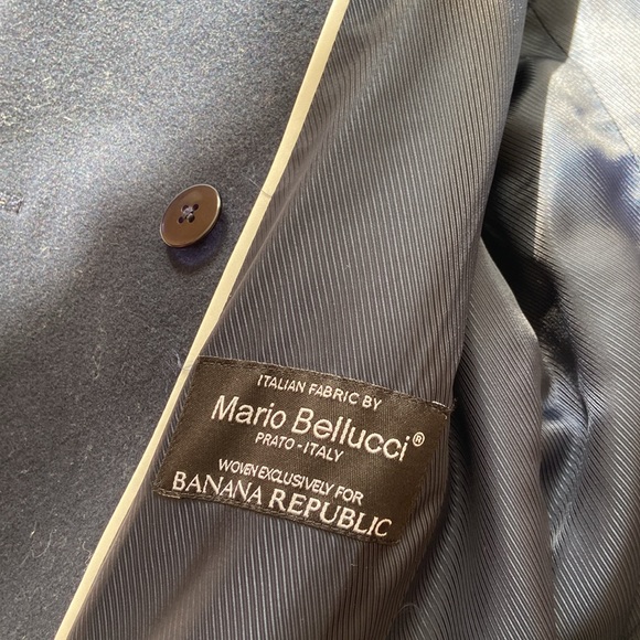 Banana Republic military style wool coat - Picture 2 of 6